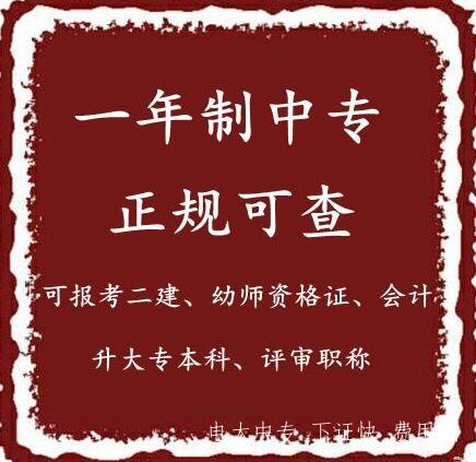 中央電中一年制中專(zhuān)費用